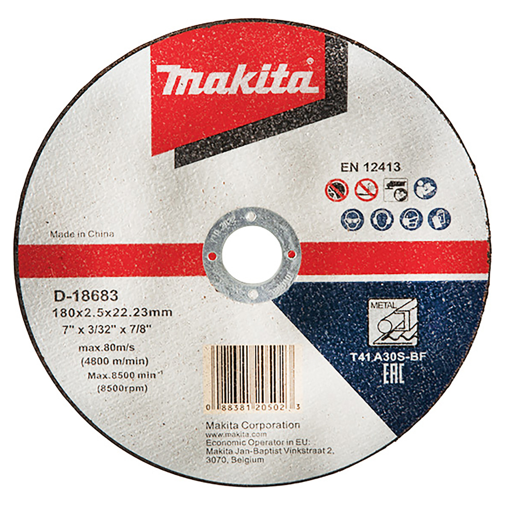 Makita D-18683 Cut Off Wheel Inox Metal 7"