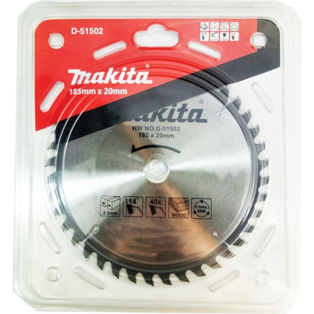 Makita D-51502 Circular Saw Blade 7-1/4" x 40T for Wood - KHM Megatools Corp.