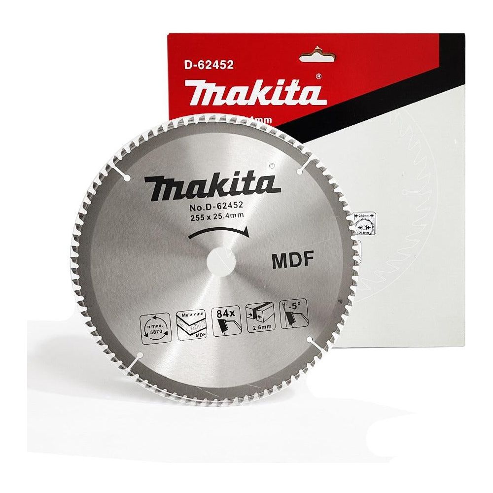 Makita D-62452 Circular Saw Blade 10" x 84T for MDF