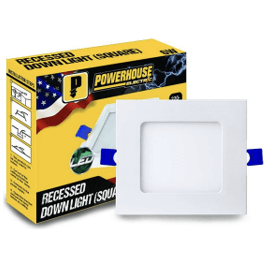 Powerhouse Electric Led Recessed Downlight Square Day Light – KHM ...