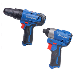 Dongcheng DCKIT25EK Combo Kit Hammer Drill + 12V Brushless Impact Driver 12V 2.0AH