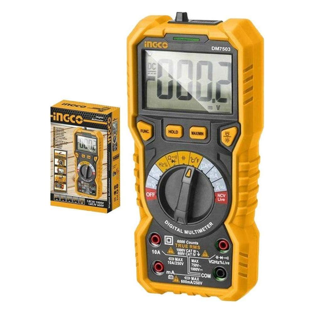 Multimeter Inco Ingco DM7504 Digital Multi Meter / Tester – KHM Megatools Corp.