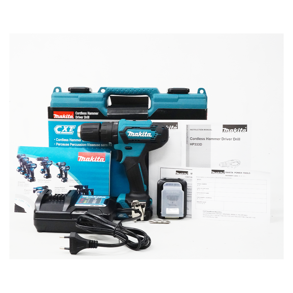 Makita HP333DWYE 12V Cordless Hammer Drill - Driver (CXT-Series) Secondary image