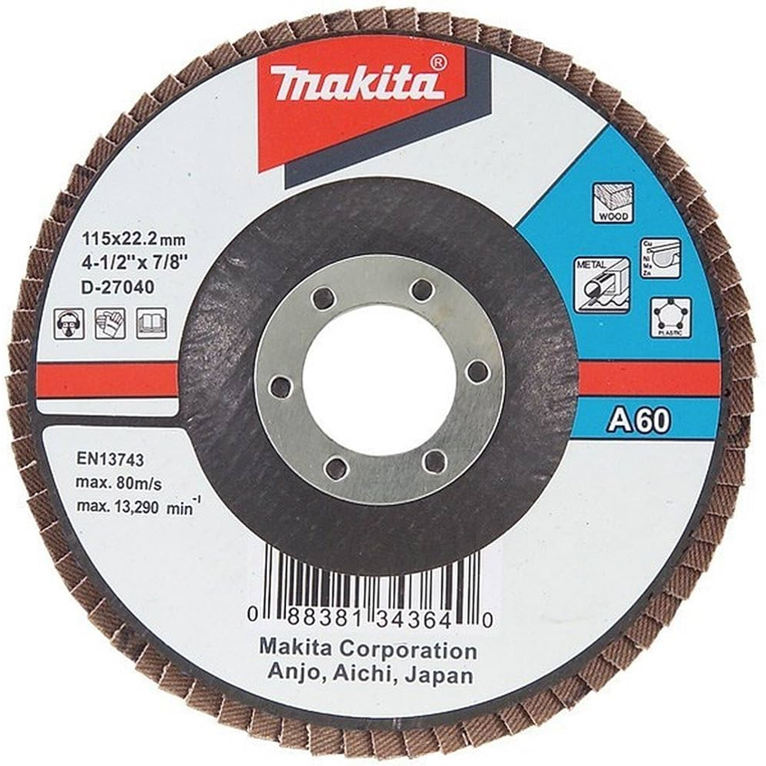 Makita Aluminum Oxide Flap Disc (Economy) 4" | Makita by KHM Megatools Corp.
