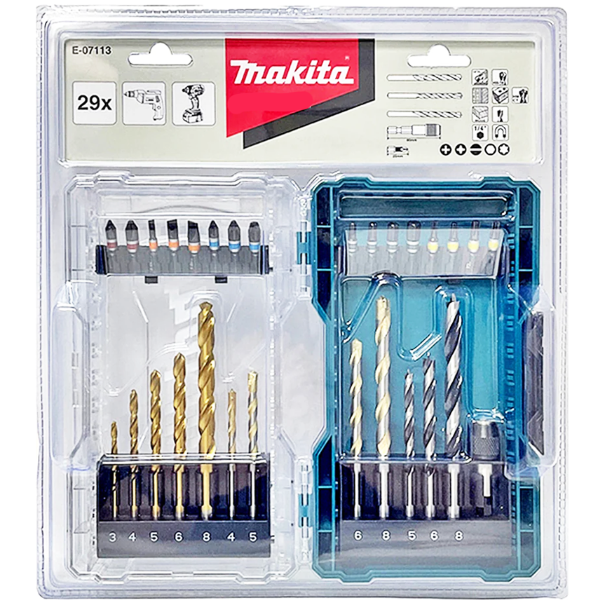 Makita E-07113 Combination Screw and Drill Bit Set 29Pcs | Makita by KHM Megatools Corp.