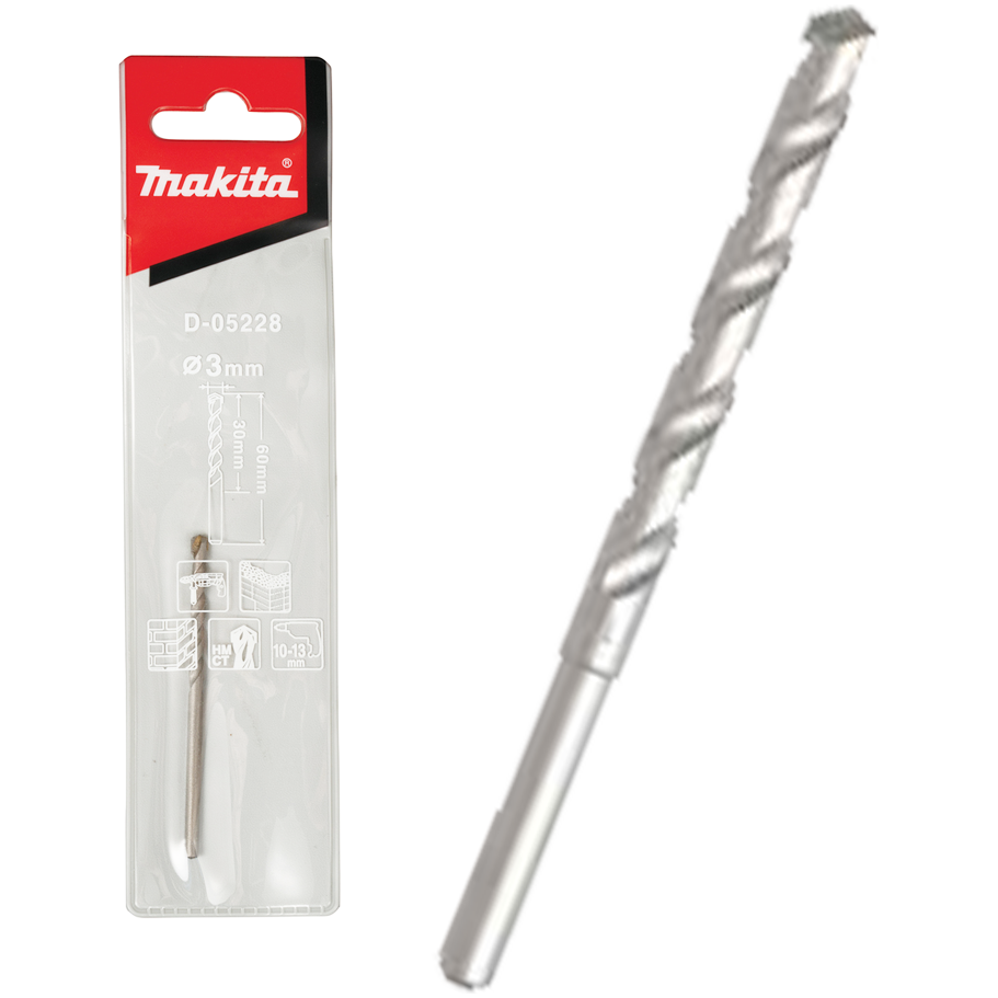 Makita TCT Masonry Drill Bit Straight Shank | Makita by KHM Megatools Corp.