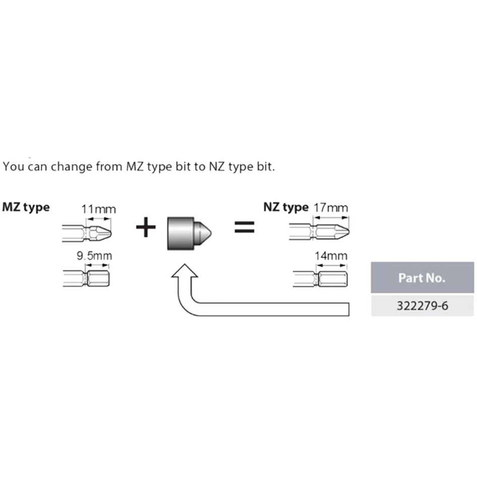 Makita 322279-6 Bit Piece for Screwdriver &amp; Impact driver | Makita by KHM Megatools Corp.