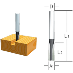 Makita High Speed Steel Straight Router Bit (HSS) | Makita by KHM Megatools Corp.