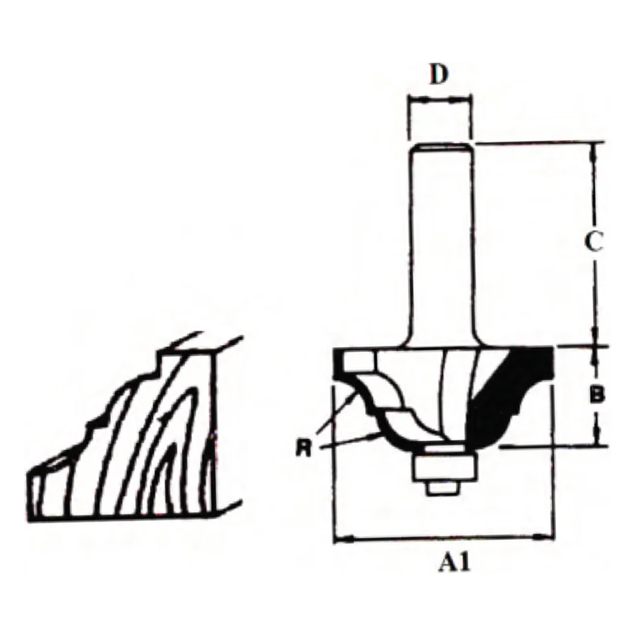 Makita TCT Ball Bearing Classical Router Bit | Makita by KHM Megatools Corp.