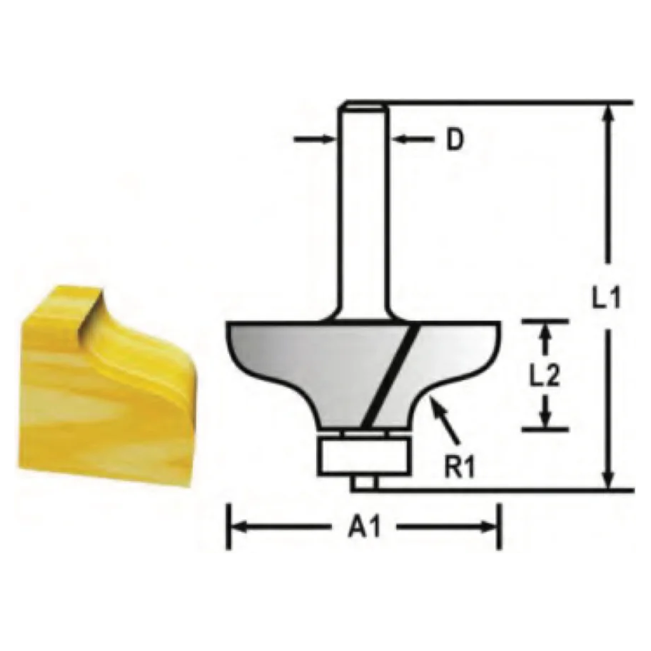 Makita TCT Ogee Router Bit | Makita by KHM Megatools Corp.