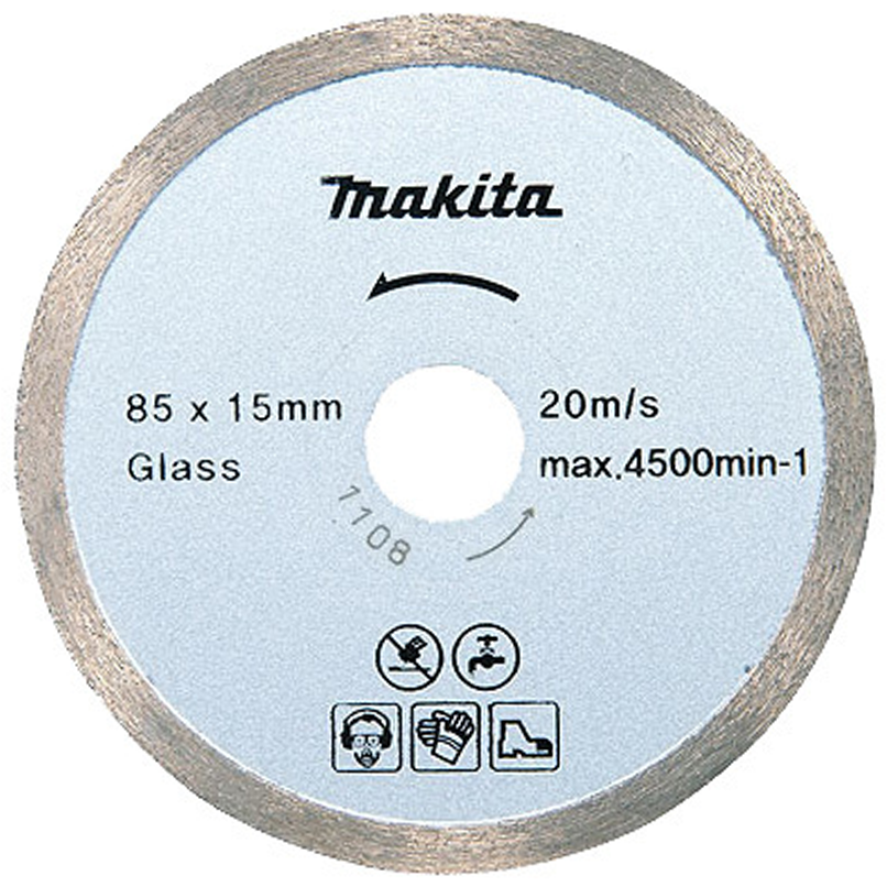 Makita B-21082 Diamond Cutting Disc Continuous Rim 3" (Wet) | Makita by KHM Megatools Corp.