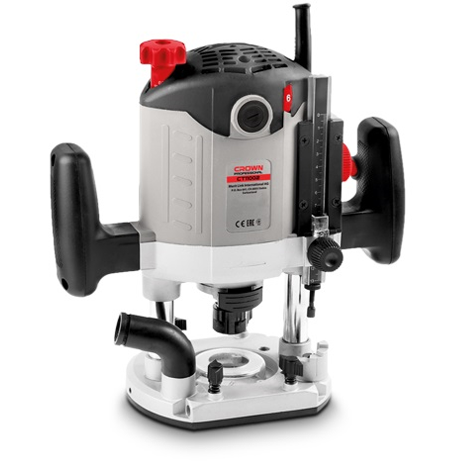 Crown CT11002 Plunge Router 1400W | Crown by KHM Megatools Corp.