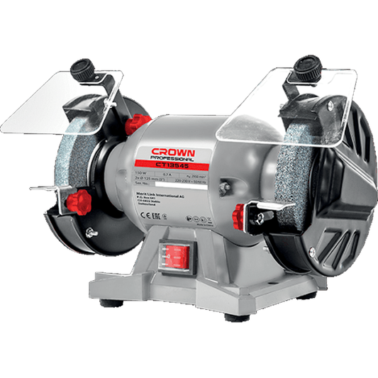 Crown CT13545 Bench Grinder 1/4HP 6" | Crown by KHM Megatools Corp.
