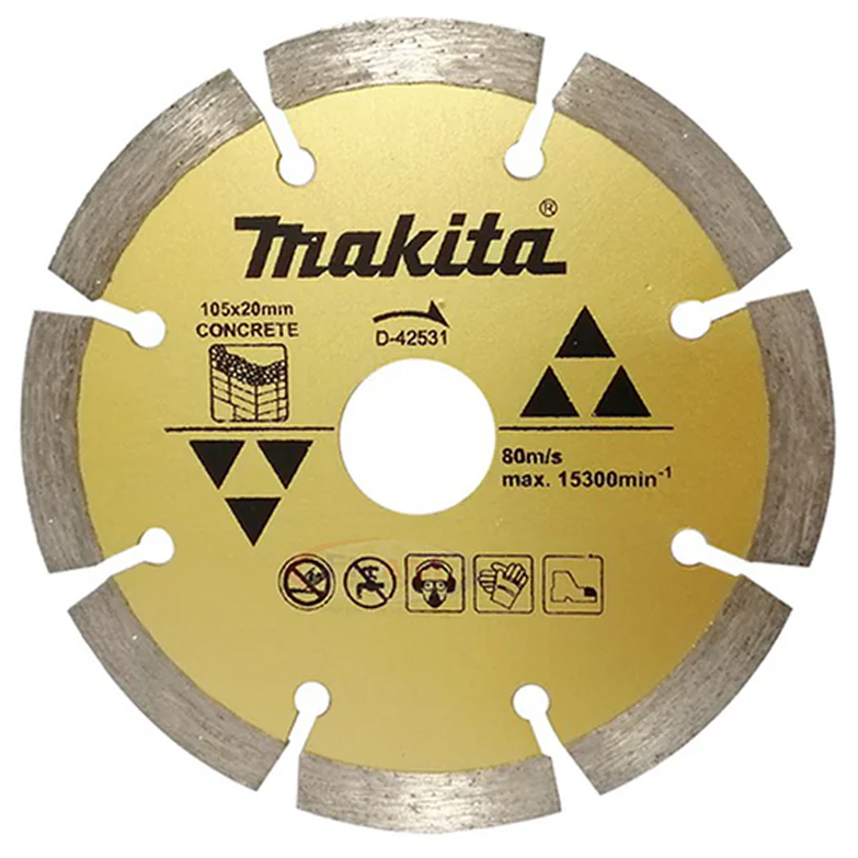 Makita D-42531 Diamond Cutting Disc Segmented 4" (Dry) | Makita by KHM Megatools Corp.