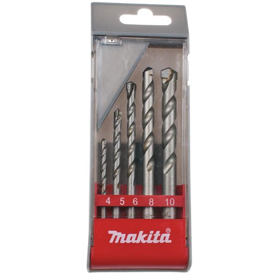 Makita D-05175 TCT Masonry / Concrete Drill Bit Set (5pcs) | Makita by KHM Megatools Corp.
