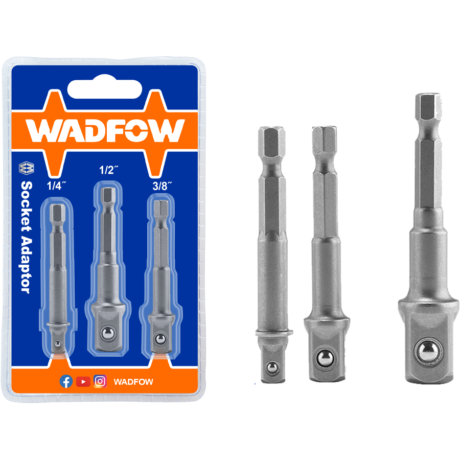 Wadfow WSV4K01 Socket Adaptor 3Pcs | Wadfow by KHM Megatools Corp. Main image