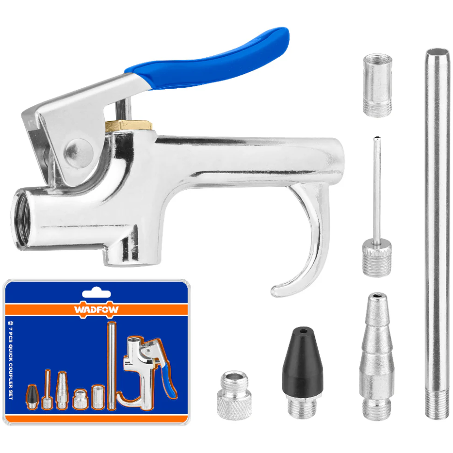 Wadfow WQP9410 Air Blow Gun Set 7Pcs | Wadfow by KHM Megatools Corp. Main image