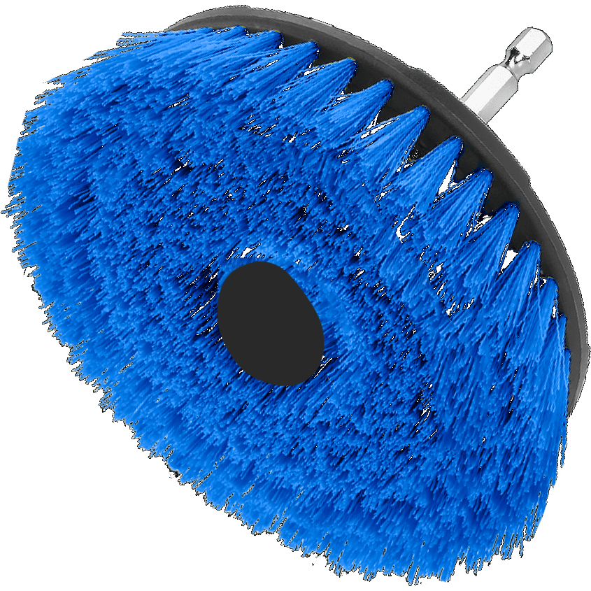 Wadfow WNY2440 Medium Bristle Brush 4" with 1/4" Shank | Wadfow by KHM Megatools Corp.