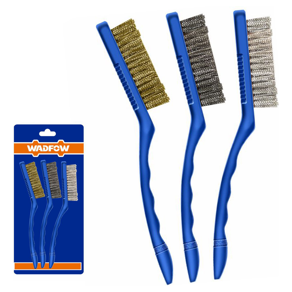 Wadfow WBH3609 Abrasive Brush Set 3Pcs 9" | Wadfow by KHM Megatools Corp.