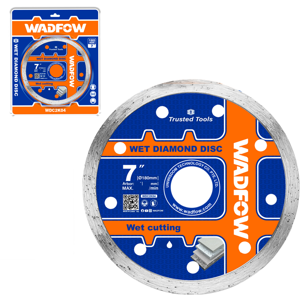 Wadfow WDC2K04 Wet Diamond Disc 7" | Wadfow by KHM Megatools Corp.
