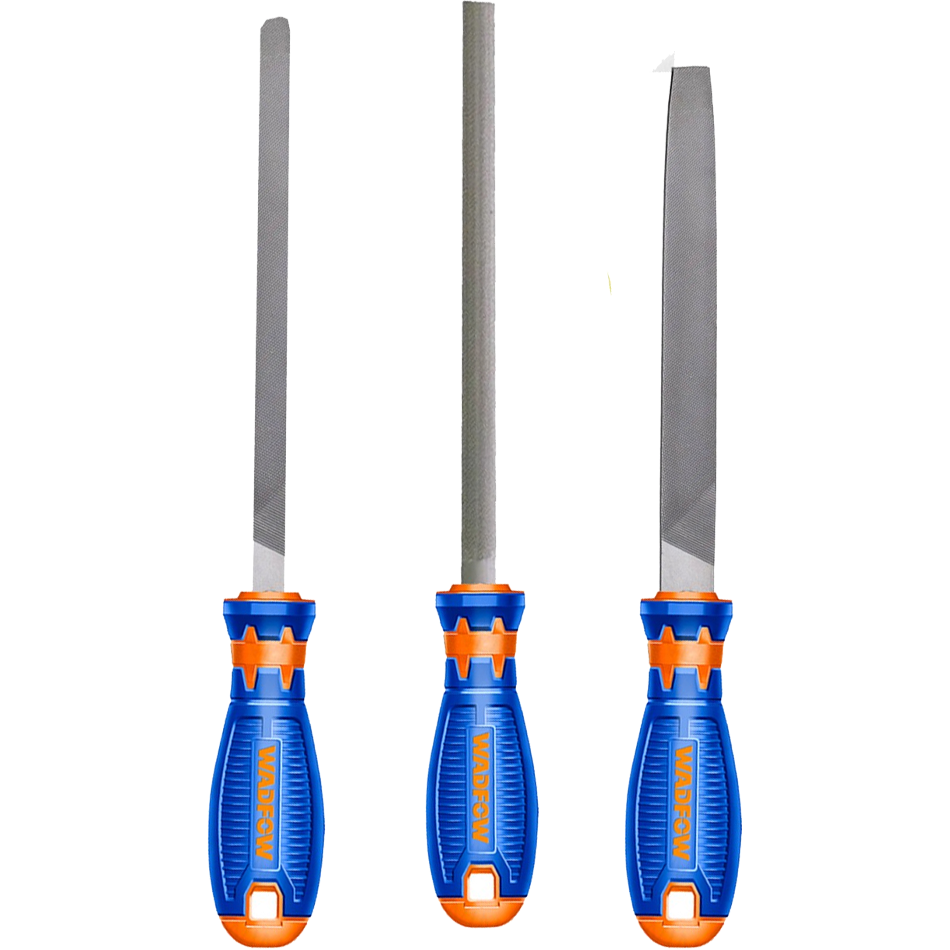 Wadfow WSF1403 Wood File 8" Set 3Pcs | Wadfow by KHM Megatools Corp. Main image