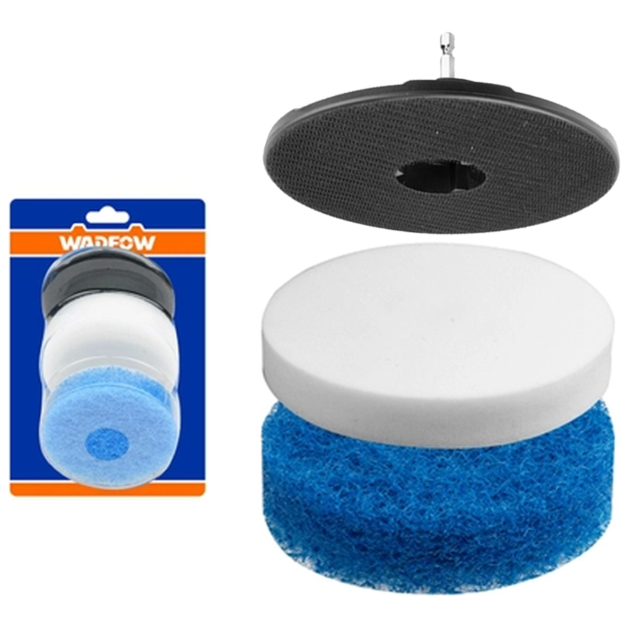 Wadfow WND4405 Scrubber Set 3Pcs | Wadfow by KHM Megatools Corp. Main image