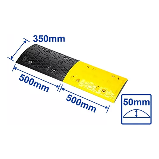 Wadfow WYJ5A10 Speed Bump End 500X350X50MM | Wadfow by KHM Megatools Corp.