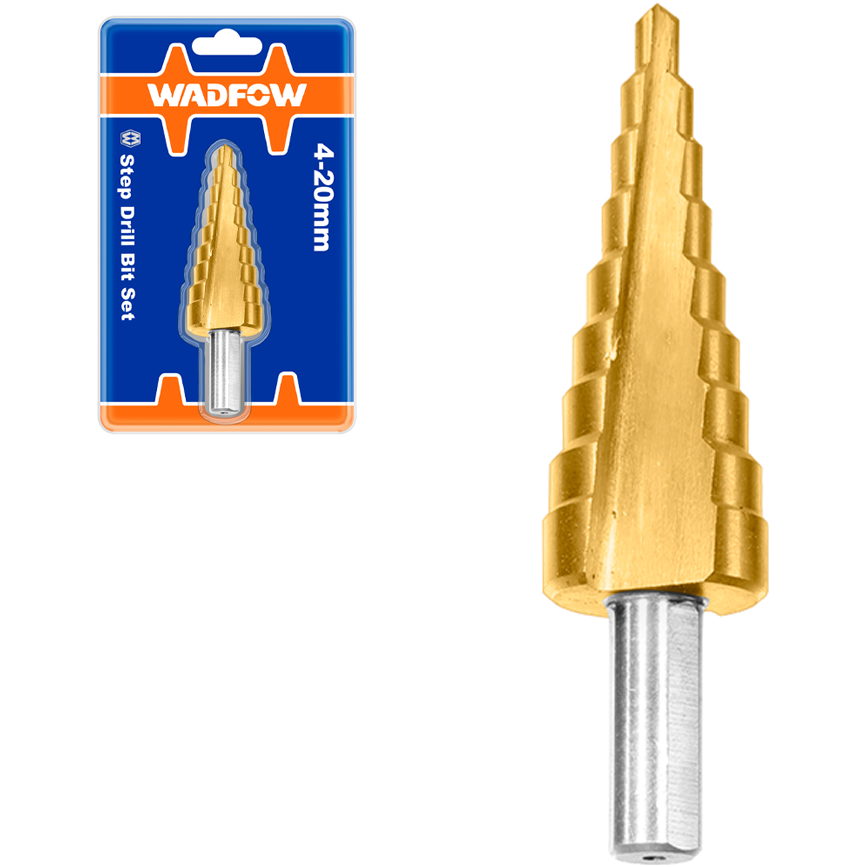 Wadfow WJD1402 Step Drill Bit 4-20mm | Wadfow by KHM Megatools Corp. Main image