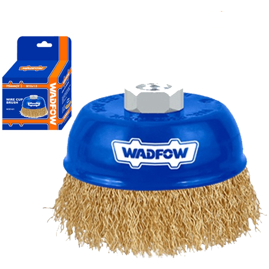 Wadfow WCE1421 Wire Cup Brush Set | Wadfow by KHM Megatools Corp. Main image