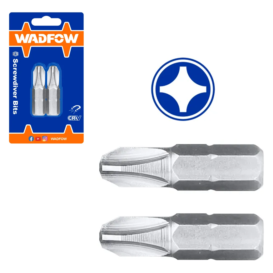 Wadfow WSV1K12 Screwdriver Bit PH2 25mm | Wadfow by KHM Megatools Corp. Main image