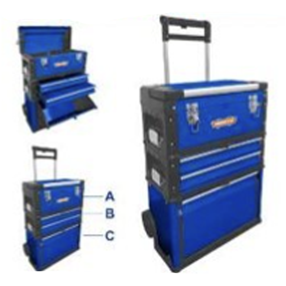 Wadfow WTB6A72 Tools Box Trolley Style | Wadfow by KHM Megatools Corp.
