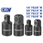 Wadfow WMS6404 Impact Socket Adapter Set 4Pcs | Wadfow by KHM Megatools Corp.