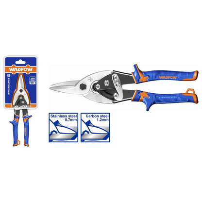 Wadfow WAS2410 Aviation Snip Straight 10" | Wadfow by KHM Megatools Corp.