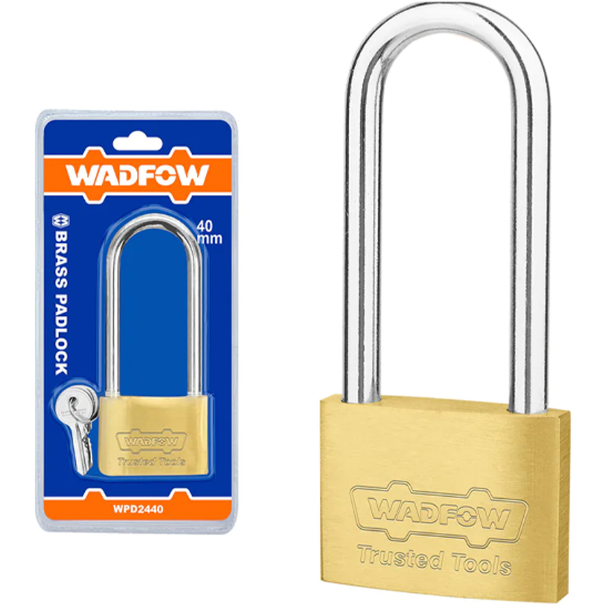 Wadfow Brass Padlock Long Shackle | Wadfow by KHM Megatools Corp.
