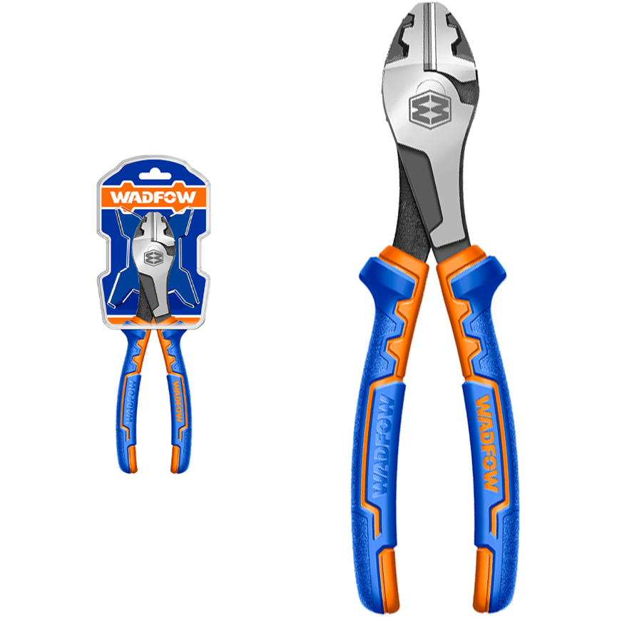 Wadfow WPL7717 High Leverage Diagonal Cutting Pliers 7" H.D | Wadfow by KHM Megatools Corp. Main image
