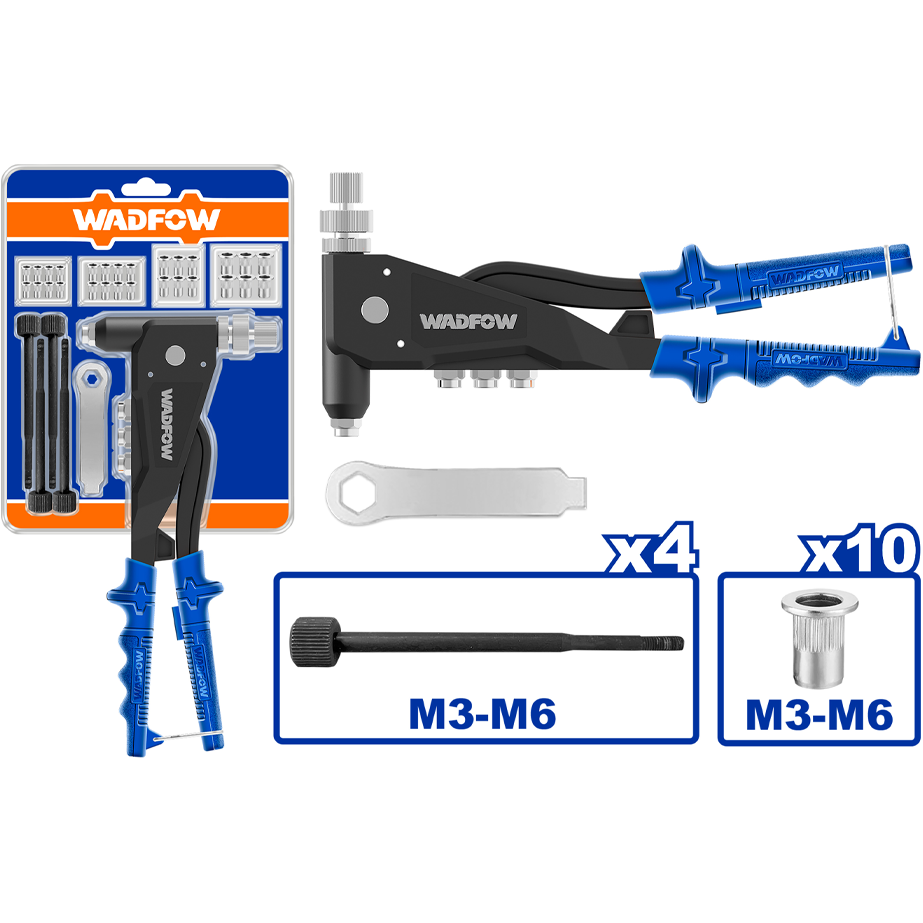 Wadfow WHR5710 Rivet Nut Gun Kit Secondary image