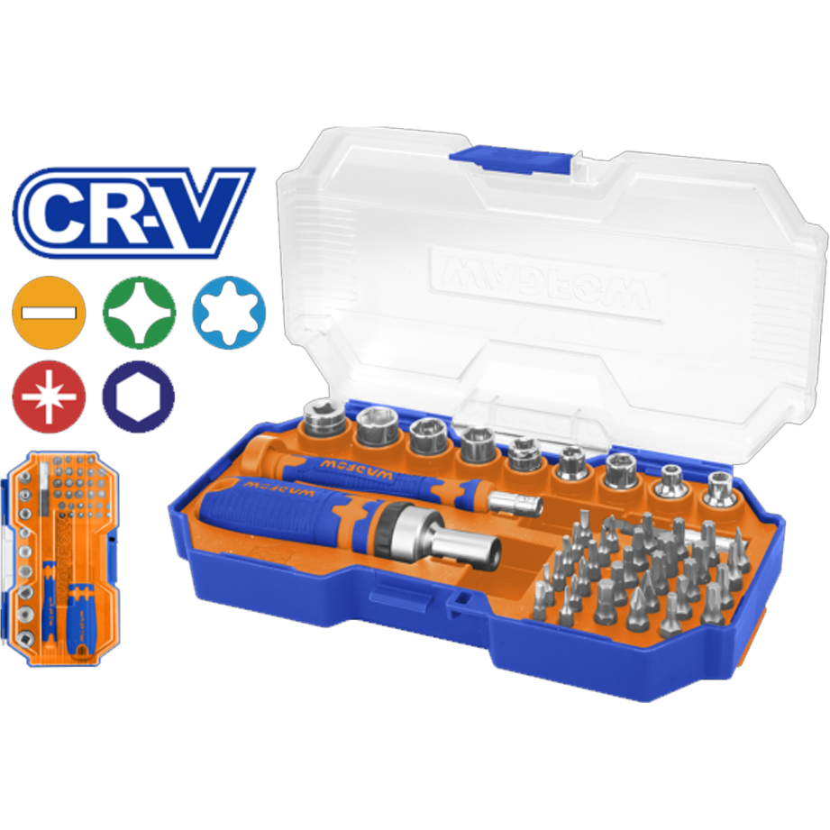 Wadfow WSS8B43 Screwdriver Bits Set 43Pcs Secondary image