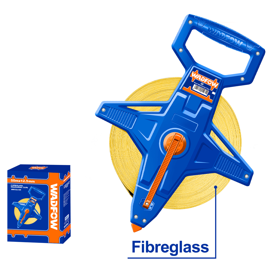 Wadfow WMT3550 Steel Measuring Tape 50Mx12.5MM | Wadfow by KHM Megatools Corp.