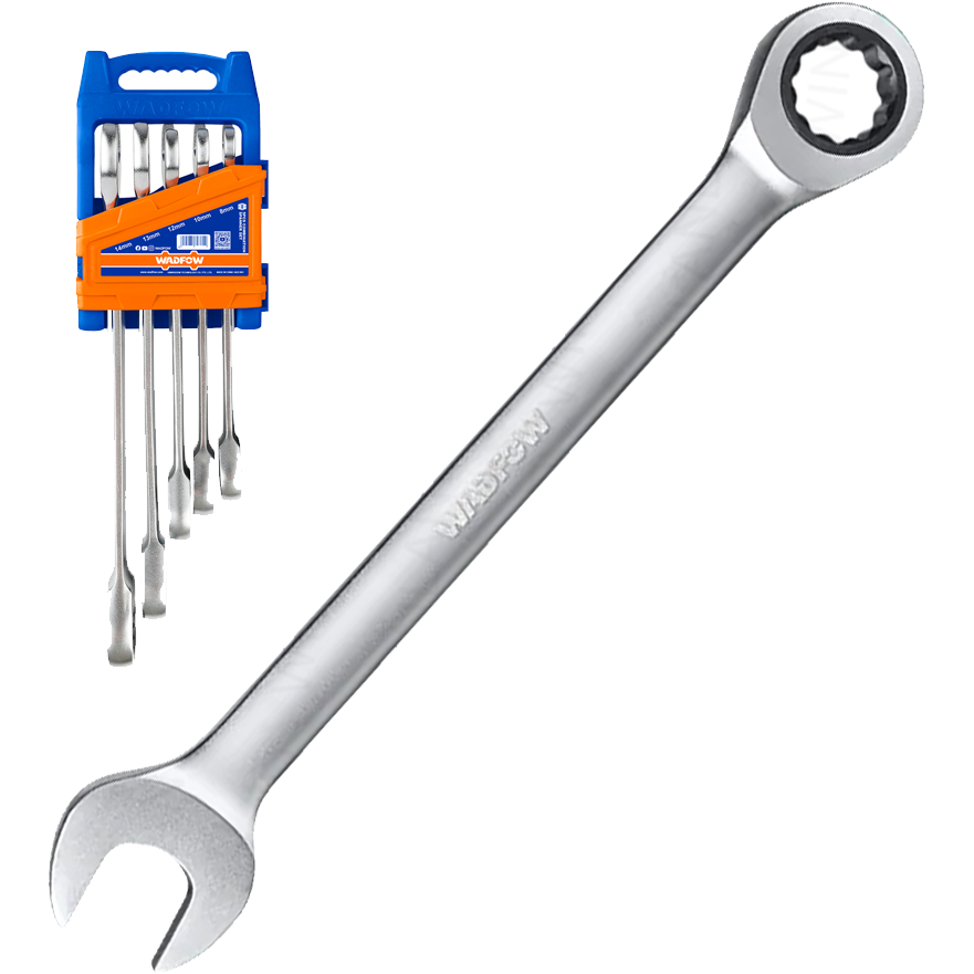 Wadfow WSP4205 Rachet Spanner Set 5Pcs 8-14mm | Wadfow by KHM Megatools Corp. Main image