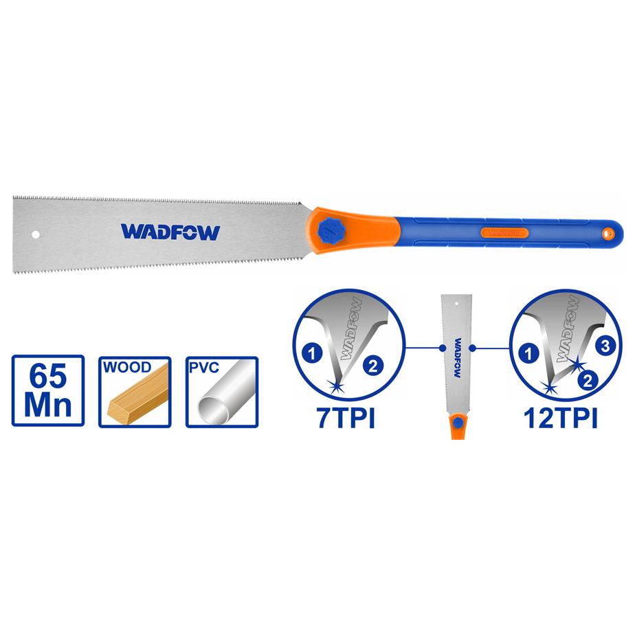 Wadfow WHWD112 Double Edge Japanese Pull Saw 12.5" | Wadfow by KHM Megatools Corp.