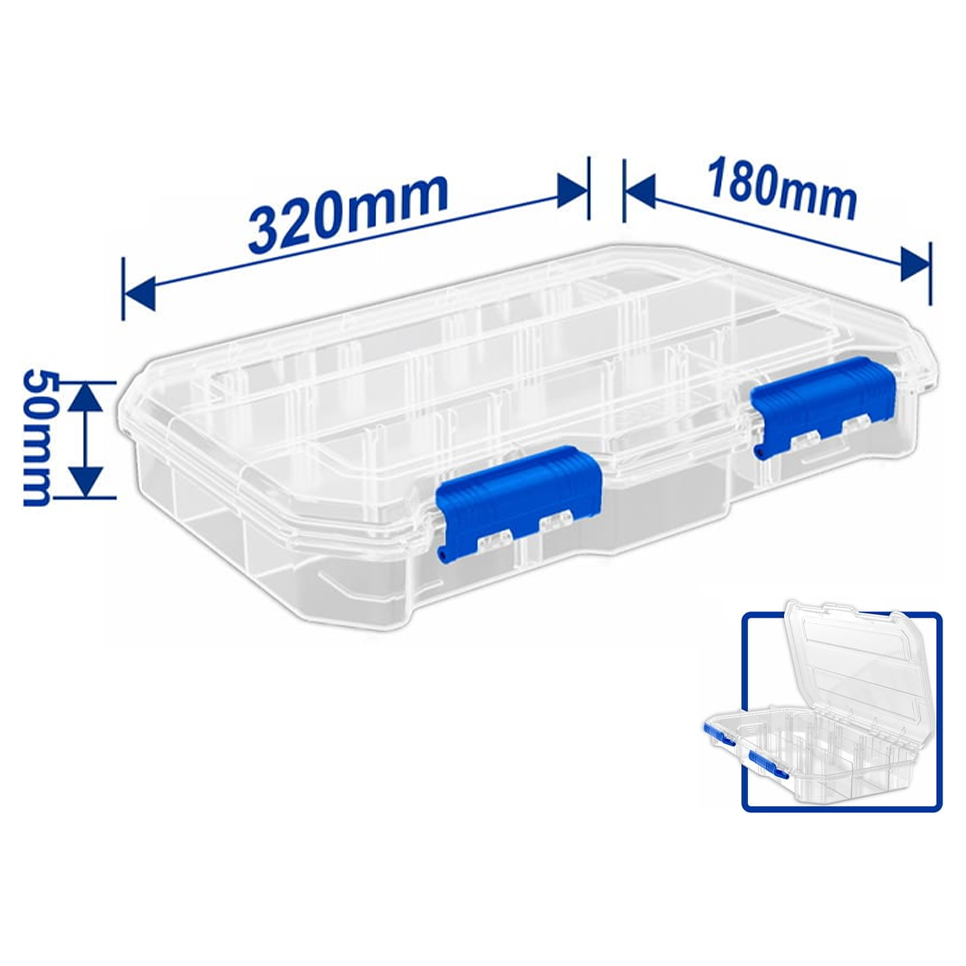Wadfow WTB8342 Transparent Organizer Large Secondary image