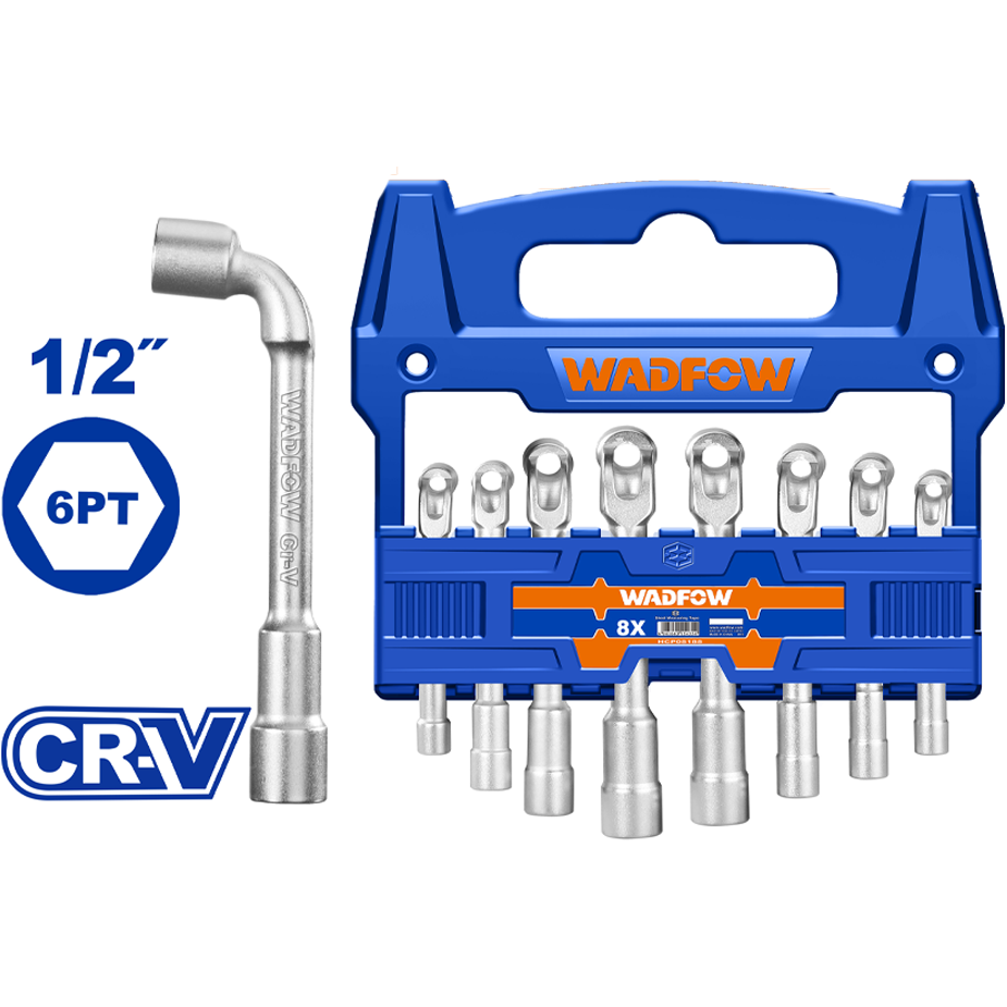 Wadfow WTH4208 L-Angled Socket Wrench 8Pcs Set Secondary image