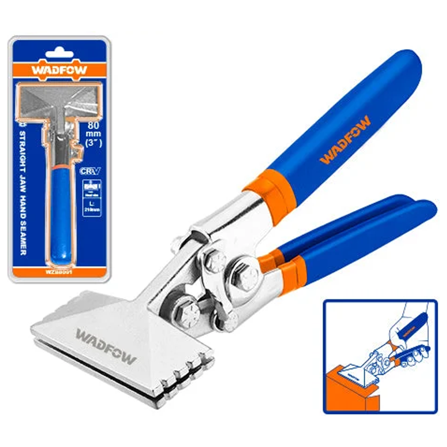 Wadfow WZB8001 Straight Jaw Hand Seamer 3" Secondary image