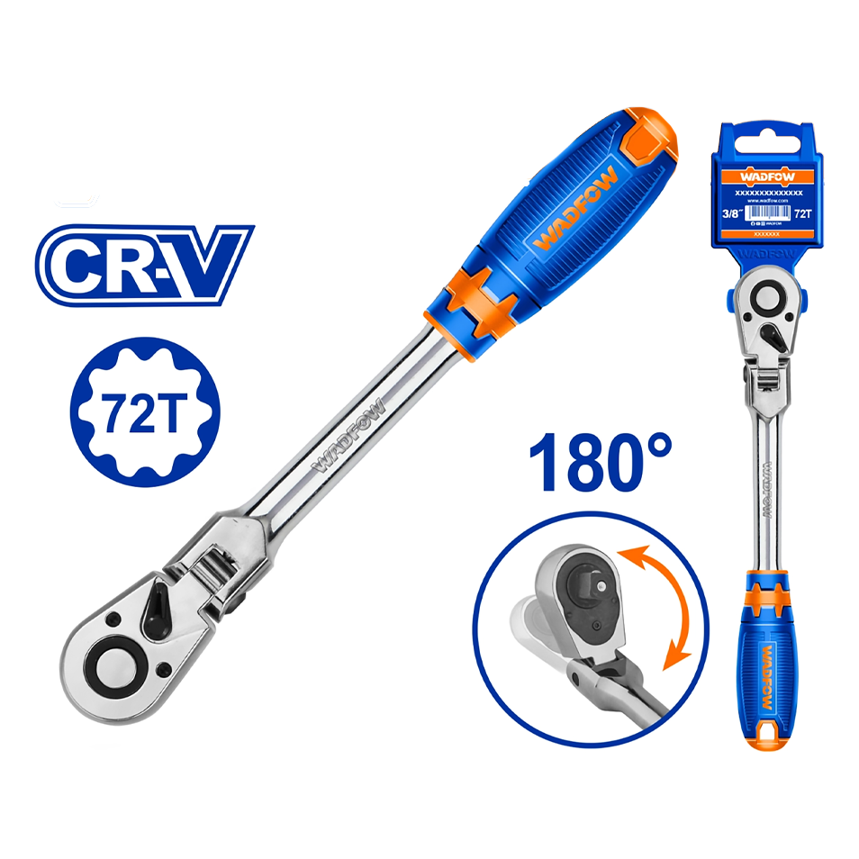 Wadfow WRW4214 Dr.Flex Head Rachet 1/4" | Wadfow by KHM Megatools Corp.