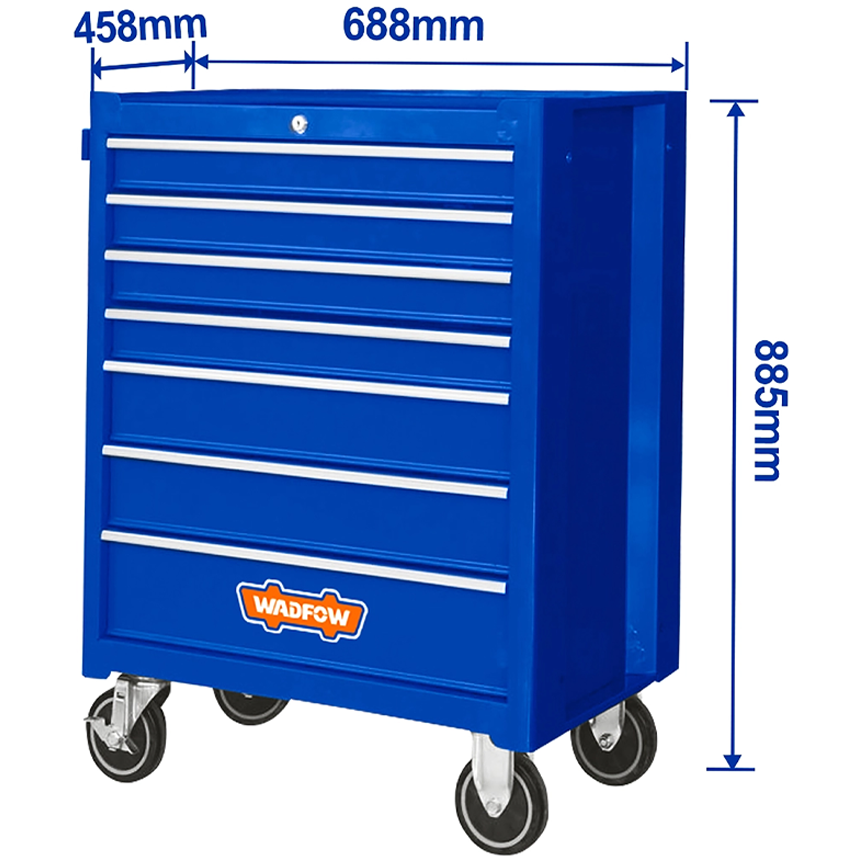 Wadfow WCS2A07 Roller Cabinet 7-Drawer Secondary image