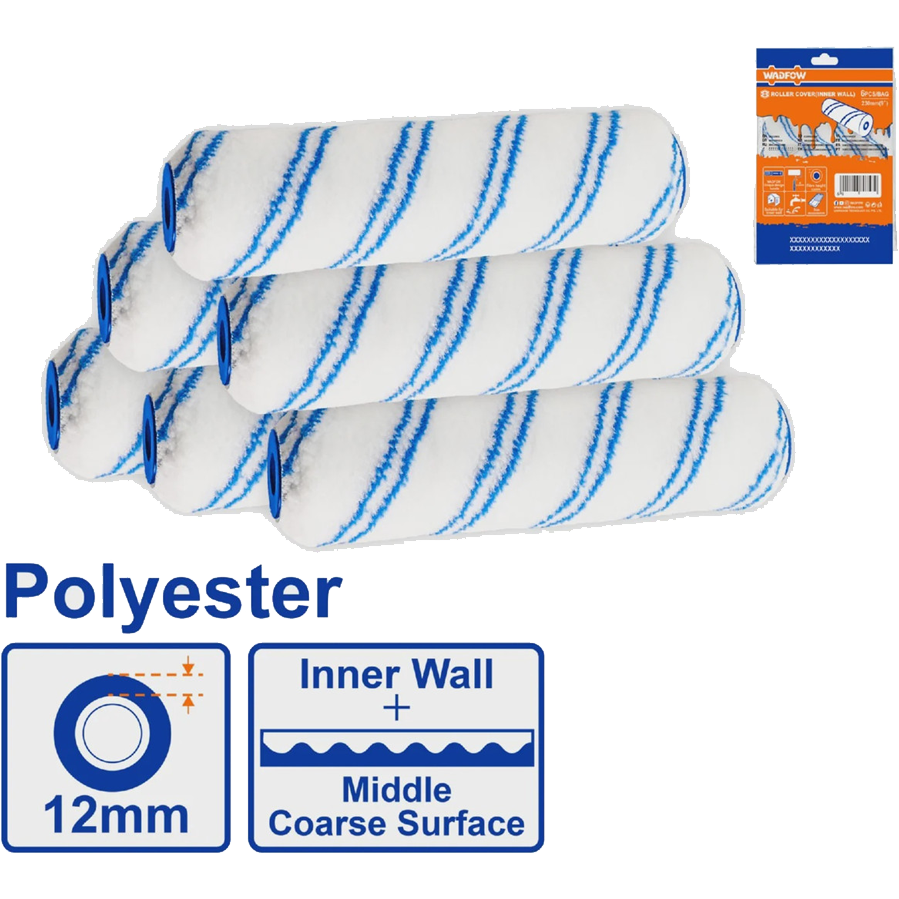 Wadfow WCB4996 Roller Cover 6Pcs (inner Wall) Secondary image