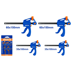 Wadfow WCZ4E21 Quick Bar Clamp 4Pcs Set | Wadfow by KHM Megatools Corp.