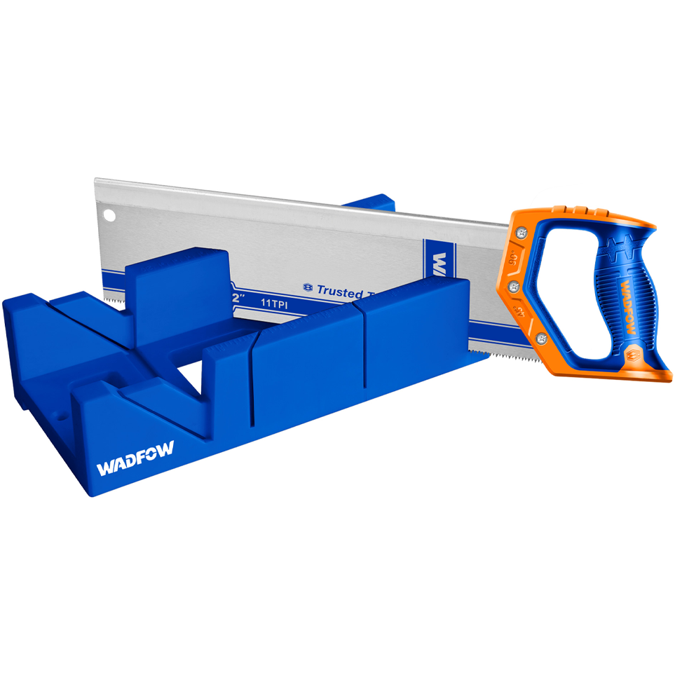 Wadfow WHW2112 Miter Box & Back Saw Set | Wadfow by KHM Megatools Corp. Main image