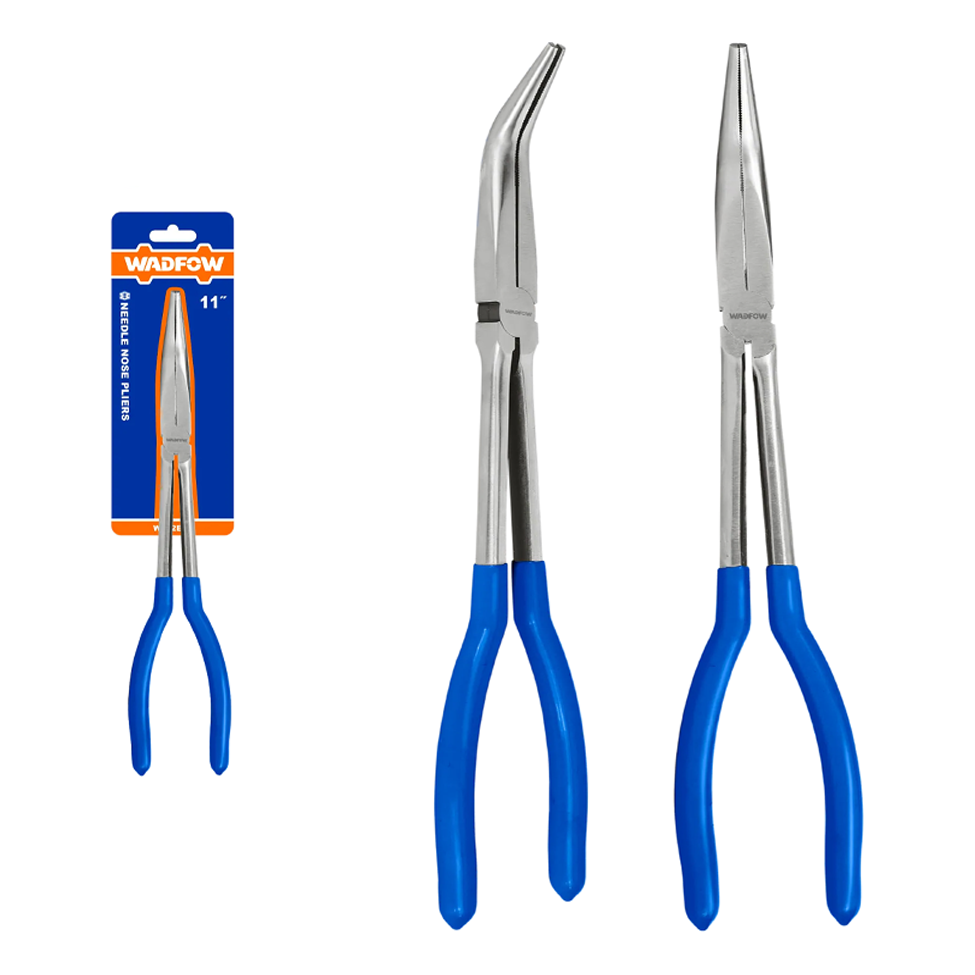 Wadfow WPL2E11 45-Degree Long Nose Pliers | Wadfow by KHM Megatools Corp. Main image