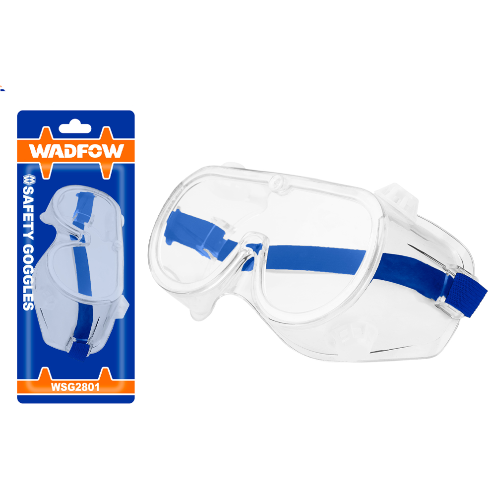 Wadfow WSG2801 Safety Googles (Elastic Headband) | Wadfow by KHM Megatools Corp. Main image
